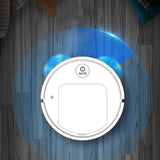Maxbell Compact Robot Vacuum Carpet Cleaner 1800PA for Carpet Household Home Office white