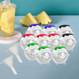 Maxbell DIY Ice Balls Mould Home Bar Party Cocktail Use Round Ball Ice Makers 10pcs