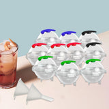 Maxbell DIY Ice Balls Mould Home Bar Party Cocktail Use Round Ball Ice Makers 10pcs