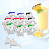 Maxbell DIY Ice Balls Mould Home Bar Party Cocktail Use Round Ball Ice Makers 10pcs