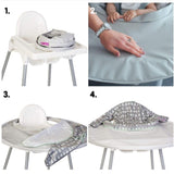 Maxbell Portable Baby Eating Table Mat Cushion Table Mat Cover for Toddler Kids Forest