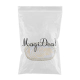 Maxbell Storage Tray Cosmetic Storage Box Makeup Tray for Home Dresser Organizer White Coconut leaf
