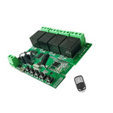 Maxbell 4CH Smart Switch Module DIY 433mhz Wireless Remote Control for Alexa Google with Remote Control
