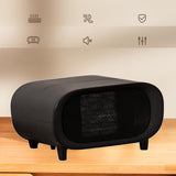 Maxbell Small Space Heater, with Adjustable Thermostat for Bedroom Indoor Home black