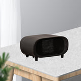 Maxbell Small Space Heater, with Adjustable Thermostat for Bedroom Indoor Home black