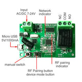 Maxbell DIY Smart Home Relay Module Inching/Self-Lock WiFi for Garage Door Opener without remote