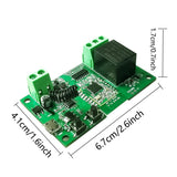 Maxbell DIY Smart Home Relay Module Inching/Self-Lock WiFi for Garage Door Opener without remote