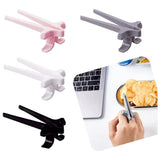 Maxbell Finger Chopsticks for Gamers Snack Clips Gaming Finger Sleeves Black