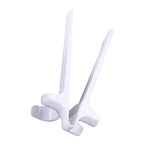 Maxbell Finger Chopsticks for Gamers Snack Clips Gaming Finger Sleeves White