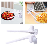 Maxbell Finger Chopsticks for Gamers Snack Clips Gaming Finger Sleeves White
