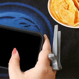 Maxbell Finger Chopsticks for Gamers Snack Clips Gaming Finger Sleeves Grey