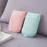 Maxbell 500ml Hot Water Bottle & Cover Leakproof High Density Winter Hand Warmer Blue