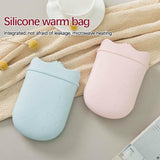 Maxbell 500ml Hot Water Bottle & Cover Leakproof High Density Winter Hand Warmer Blue