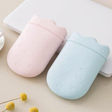Maxbell 500ml Hot Water Bottle & Cover Leakproof High Density Winter Hand Warmer Blue