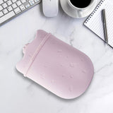 Maxbell 500ml Hot Water Bottle & Cover Leakproof High Density Winter Hand Warmer Pink