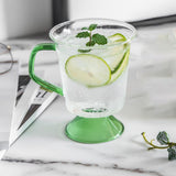 Maxbell 300ML Glass Mug Heat-Resistant Coffee Cup for Hot Beverages Office Green