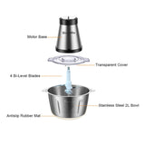 Maxbell Multifunction Electric Meat Grinder 500W 2L Capacity for Kitchen Use UK