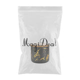 Maxbell Modern Ceramic Sugar Bowl Airtight Lids Sugar Dispenser for Home Kitchen Black S