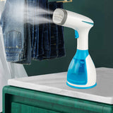 Maxbell Hand-Held Garment Steamer Auto-Off Electric 1500W 290ml for Office Travel Blue