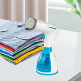 Maxbell Hand-Held Garment Steamer Auto-Off Electric 1500W 290ml for Office Travel Blue