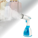 Maxbell Hand-Held Garment Steamer Auto-Off Electric 1500W 290ml for Office Travel Blue
