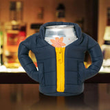 Maxbell Can Cooler Keep Drink Cold Easy to Clean Men Gifts for Cold Beverages Soda Navy blue