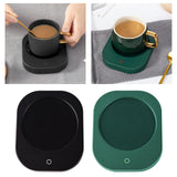 Maxbell Smart Mug Warmer Thermostatic 2 Temperature Settings for Home Coffee Milk Black