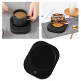 Maxbell Smart Mug Warmer Thermostatic 2 Temperature Settings for Home Coffee Milk Black