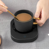 Maxbell Smart Mug Warmer Thermostatic 2 Temperature Settings for Home Coffee Milk Black