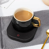Maxbell Smart Mug Warmer Thermostatic 2 Temperature Settings for Home Coffee Milk Black