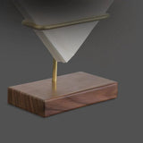 Maxbell Walnut Filter Paper Rack Holder Shelf for Fan-Shape Save Space Kitchen Cafe