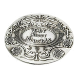 Maxbell Metal Beer Head Belt Party Funny Bottle Buckle Belt Buckle Beer Holder Silver