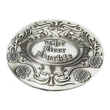 Maxbell Metal Beer Head Belt Party Funny Bottle Buckle Belt Buckle Beer Holder Silver