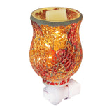 Maxbell Wax Melt Warmer Lamp Usplug Creative Decor Mosaic Night Light for Home C