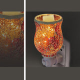 Maxbell Wax Melt Warmer Lamp Usplug Creative Decor Mosaic Night Light for Home C