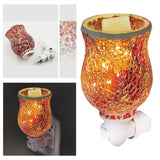 Maxbell Wax Melt Warmer Lamp Usplug Creative Decor Mosaic Night Light for Home C