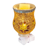 Maxbell Wax Melt Warmer Lamp Usplug Creative Decor Mosaic Night Light for Home E