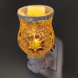 Maxbell Wax Melt Warmer Lamp Usplug Creative Decor Mosaic Night Light for Home E