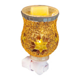 Maxbell Wax Melt Warmer Lamp Usplug Creative Decor Mosaic Night Light for Home E