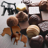 Maxbell 8Pcs Animal Cookie Cutters Biscuit Fondant Mold DIY Cake Decorating Tool