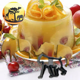 Maxbell 8Pcs Animal Cookie Cutters Biscuit Fondant Mold DIY Cake Decorating Tool