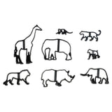 Maxbell 8Pcs Animal Cookie Cutters Biscuit Fondant Mold DIY Cake Decorating Tool