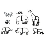 Maxbell 8Pcs Animal Cookie Cutters Biscuit Fondant Mold DIY Cake Decorating Tool