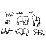 Maxbell 8Pcs Animal Cookie Cutters Biscuit Fondant Mold DIY Cake Decorating Tool