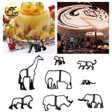 Maxbell 8Pcs Animal Cookie Cutters Biscuit Fondant Mold DIY Cake Decorating Tool