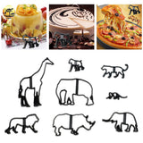 Maxbell 8Pcs Animal Cookie Cutters Biscuit Fondant Mold DIY Cake Decorating Tool