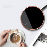Maxbell Coffee Mug Warmer Heater Coaster 15W Cushion Auto Shut Off Plate for Home gold