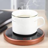 Maxbell Coffee Mug Warmer Heater Coaster 15W Cushion Auto Shut Off Plate for Home gold