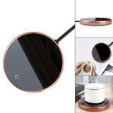 Maxbell Coffee Mug Warmer Heater Coaster 15W Cushion Auto Shut Off Plate for Home gold