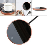Maxbell Coffee Mug Warmer Heater Coaster 15W Cushion Auto Shut Off Plate for Home gold